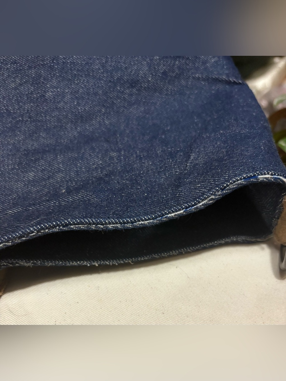 Parker Thatch Denim Bucket Bag w/ D Rings- see description - Picture 16 of 16
